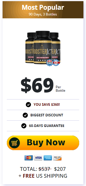 Booster XT 3 Bottle Pricing
