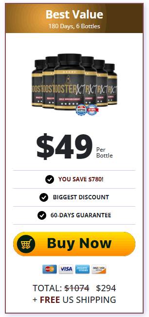 Booster XT 6 Bottle Pricing
